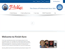 Tablet Screenshot of finishkare.com